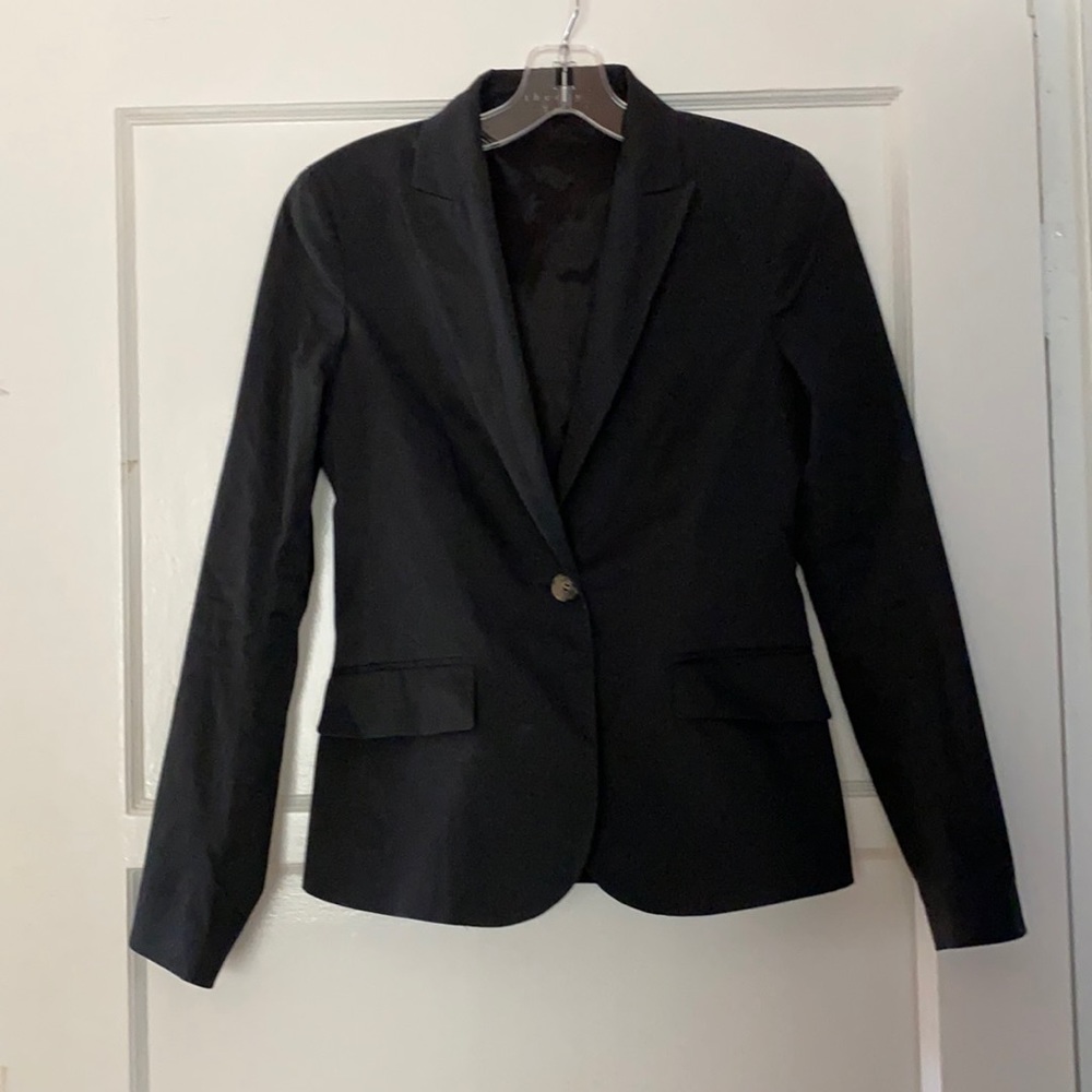 Theory classic black blazer